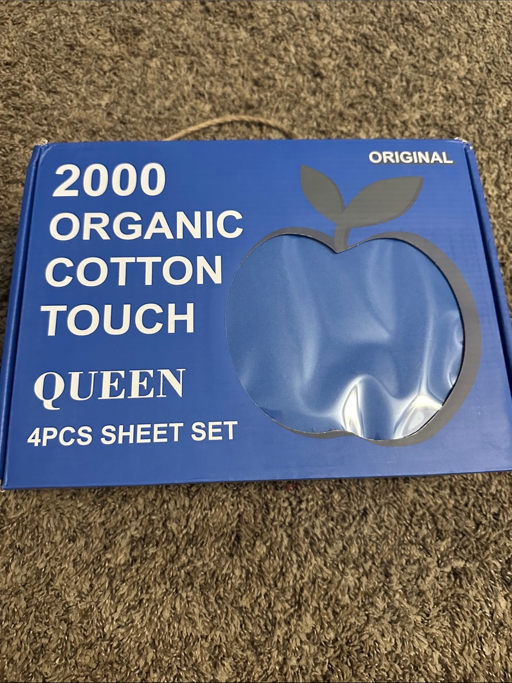 2000 Organic Cotton Touch Queen Sheet Set - Blue